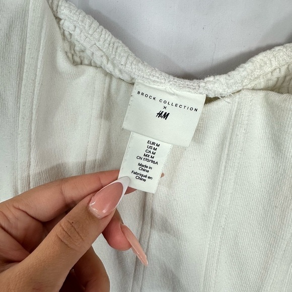 Brock Collection x H&M white corset size M - Picture 3 of 6